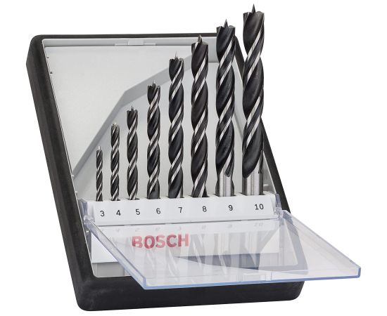 Bosch Robust drill set, 5 pieces, with I-Rack, drill & bit set (i-BOXX 53)
