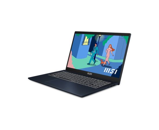 MSI Modern 15 B12MO-640PL Laptop 39.6 cm (15.6") Full HD Intel® Core™ i5 i5-1235U 16 GB DDR4-SDRAM 512 GB SSD Wi-Fi 6 (802.11ax) Windows 11 Home Black