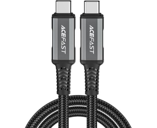 Cable USB-C to USB-C Acefast C1-09, 48W,  1m (black-gray)