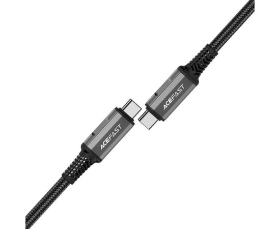 Cable USB-C to USB-C Acefast C1-09, 48W,  1m (black-gray)