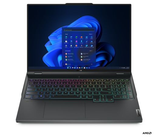 Lenovo Legion Pro 7 Laptop 40.6 cm (16") WQXGA AMD Ryzen™ 9 7945HX 32 GB DDR5-SDRAM 2 TB SSD NVIDIA GeForce RTX 4080 Wi-Fi 6E (802.11ax) Windows 11 Home Grey