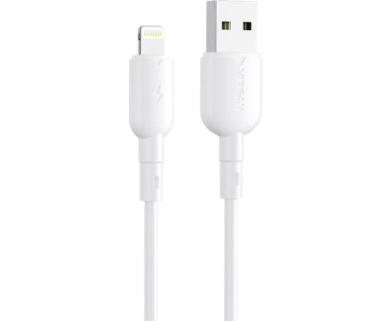 USB to Lightning cable Vipfan Colorful X11, 3A, 1m (white)