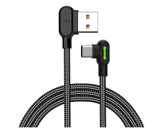 USB to USB-C cable Mcdodo CA-5280 LED, 0.5m (black)