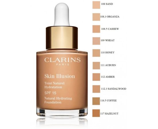 Clarins Skin Illusion / Natural Hydrating 30ml SPF15