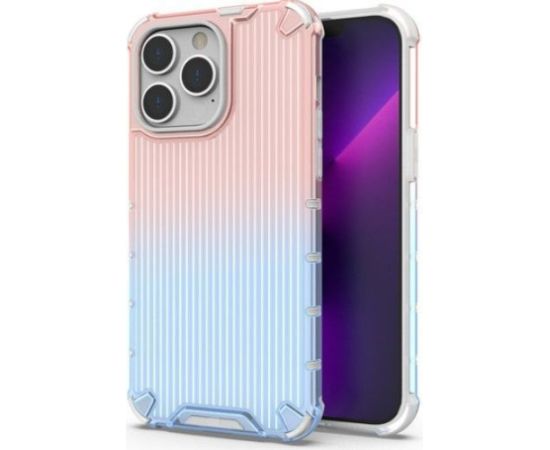 iLike Apple  iPhone 14 Pro armored cover pink and blue Protect Case