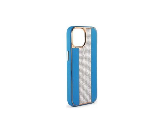 iLike iPhone 11 Diamonds and Leather Case Apple Blue