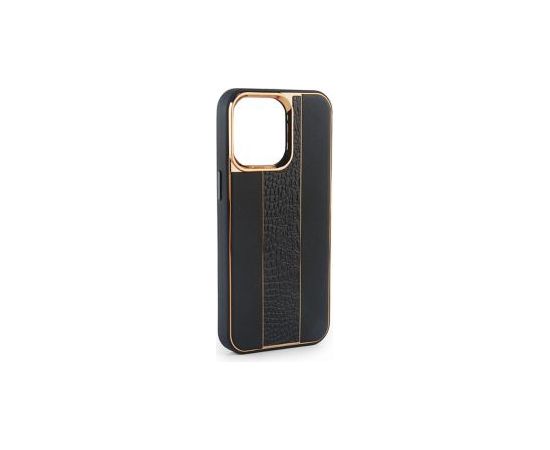 iLike iPhone 15 Leather Case Customized Apple Black
