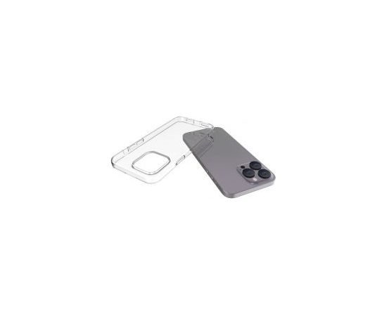 Evelatus iPhone 15 Pro Max Clear Silicone Case 1.5mm TPU Apple Transparent