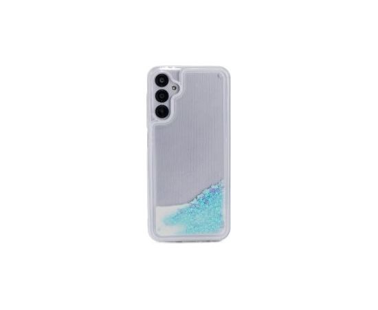 iLike Galaxy A34 5G Silicone Case Water Glitter Samsung Blue