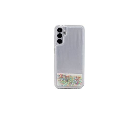 iLike Galaxy A34 5G Silicone Case Water Glitter Samsung Rainbow