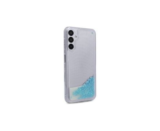 iLike Galaxy A14 5G Silicone Case Water Glitter Samsung Blue