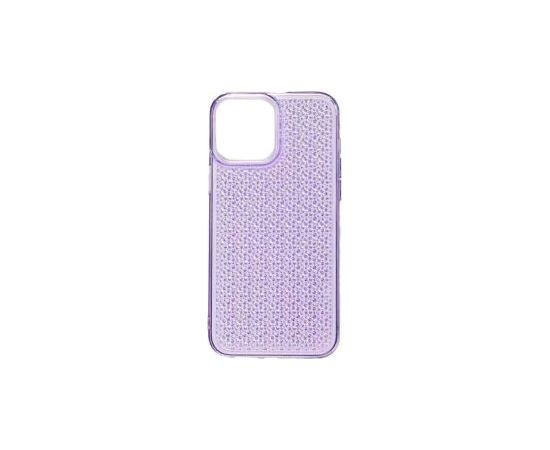 iLike iPhone 14 Silicone case Shine Transparent Apple Violet