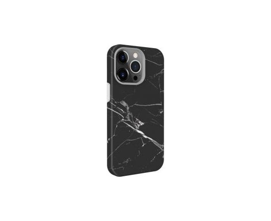 Evelatus iPhone 15 Pro Max Premium Silicone case Customized Print Apple Black