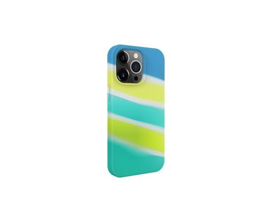 Evelatus iPhone 15 Pro Silicone case Multi-Colored Apple Yellow Green