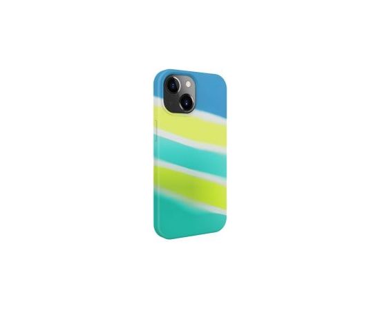 Evelatus iPhone 15 Silicone case Multi-Colored Apple Yellow Green