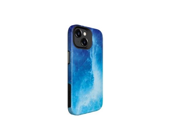 Evelatus iPhone 15 Armor case TPU+PC Customized Print Design Apple Galaxy Blue