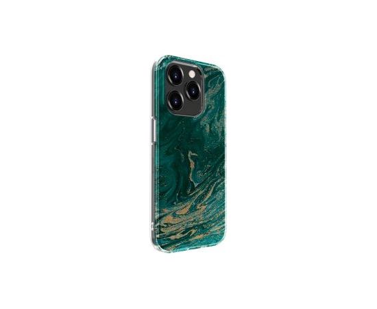 Evelatus iPhone 15 Pro Max PC Customized Print Design Marble Apple Turquoise