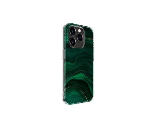 Evelatus iPhone 15 Pro Max PC Customized Print Design Marble Apple Green