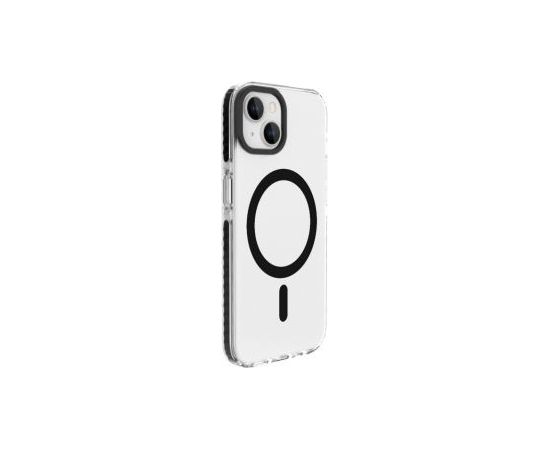 Evelatus iPhone 15 Clear Case PC+TPU With MagSafe Apple Transparent Black