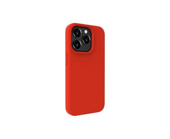 Evelatus iPhone 15 Pro Max Premium Magsafe Soft Touch Silicone Case Apple Red