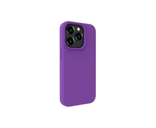 Evelatus iPhone 15 Pro Max Premium Magsafe Soft Touch Silicone Case Apple Deep Purple
