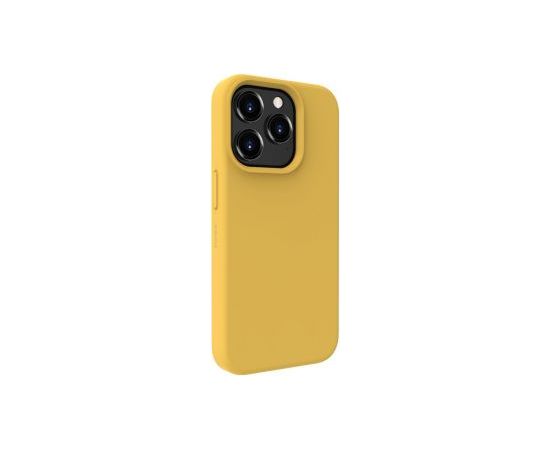 Evelatus iPhone 15 Pro Max Premium Soft Touch Silicone Case Apple Gold