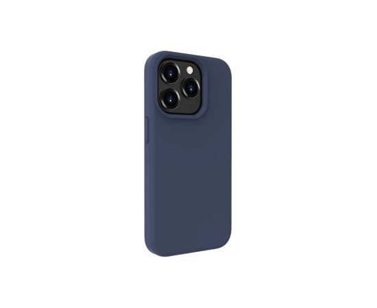 Evelatus iPhone 15 Pro Premium Soft Touch Silicone Case Apple Midnight Blue