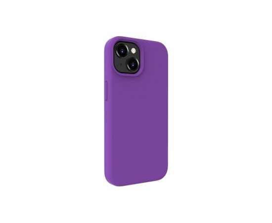 Evelatus iPhone 15 Plus Premium Soft Touch Silicone Case Apple Deep Purple