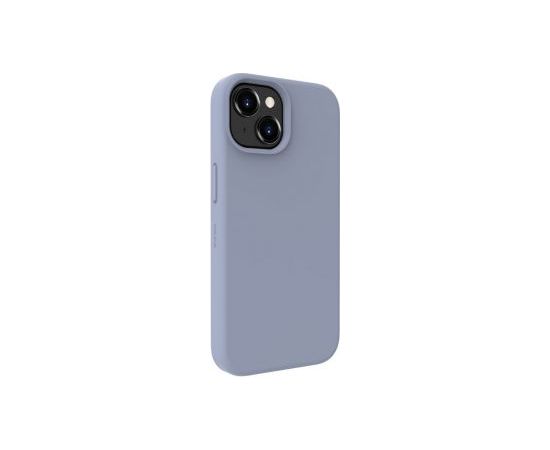 Evelatus iPhone 15 Premium Soft Touch Silicone Case Apple Lavender Gray