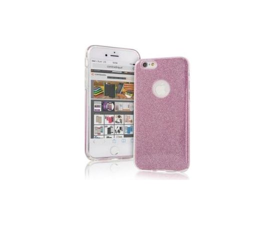 iLike iPhone X / iPhone XS Glitter 3 in 1 Back Case Apple Pink