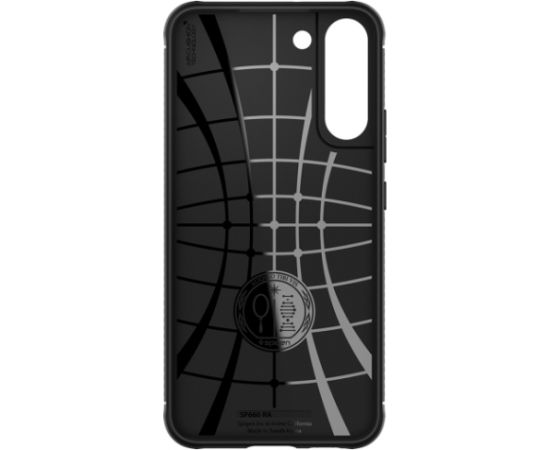 OEM Korpuss SPIGEN Rugged Armor ACS03986 priekš Samsung Galaxy S22 - Matēts melns