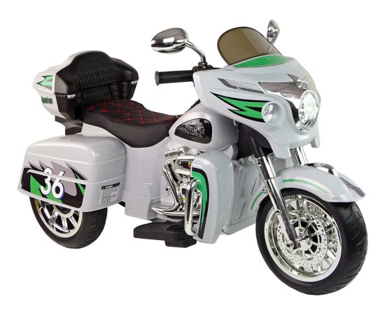 Lean Cars Goldwing NEL-R1800GS Three-Wheeled Battery Motorcycle grey