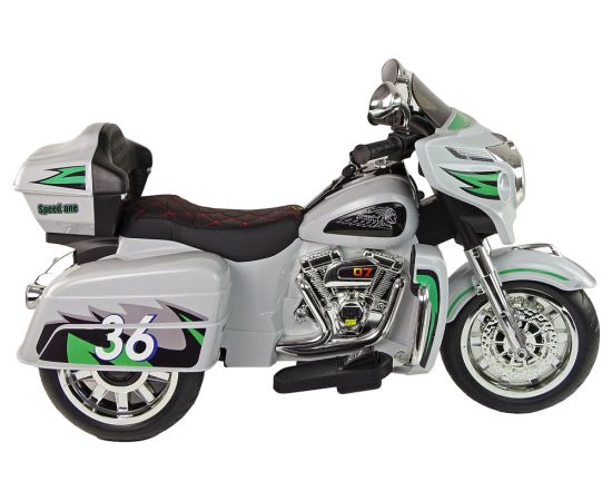 Lean Cars Goldwing NEL-R1800GS Three-Wheeled Battery Motorcycle grey