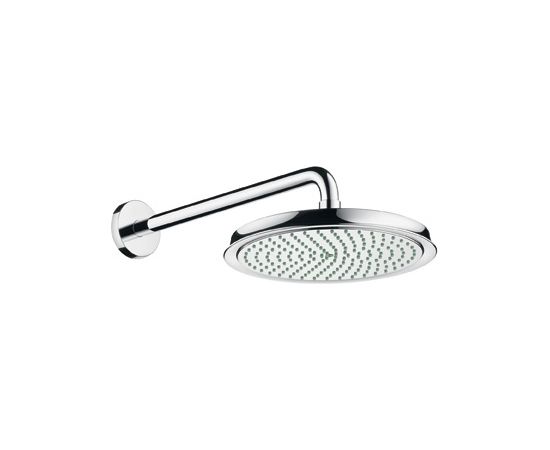 Hansgrohe dušas galva ar turētāju Raindance Classic 240 Air 1jet, no sienas, hroms