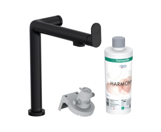 Hansgrohe virtuves izlietnes maisītājs Aqittura M91 FilterSystem 240, matēts melns