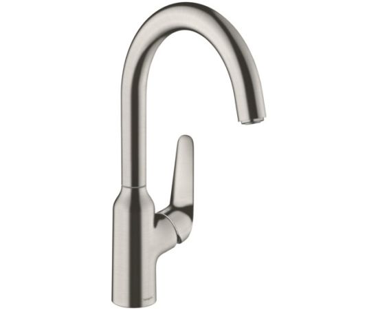 Hansgrohe virtuves izlietnes maisītājs M421-H220, stainless steel optic