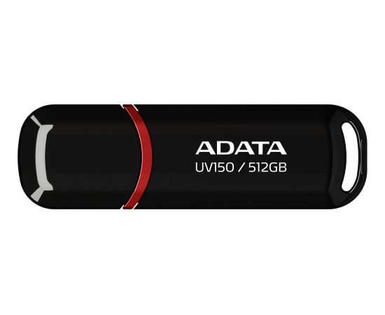 A-data MEMORY DRIVE FLASH USB3 512GB/BLACK AUV150-512G-RBK ADATA