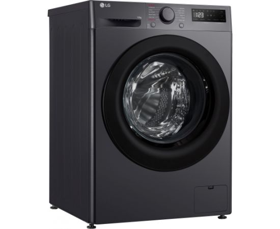 LG F4WR510SBM veļas mašīna ar tvaika funkciju 10kg 1400rpm Antracīts/Melns