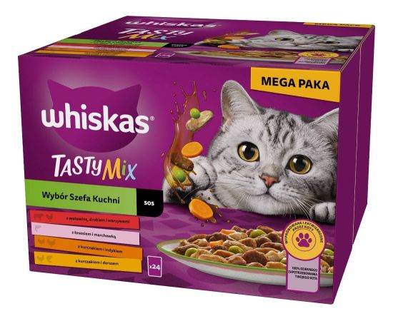 WHISKAS Adult Chef's Choice in sauce - wet cat food - 24x85 g