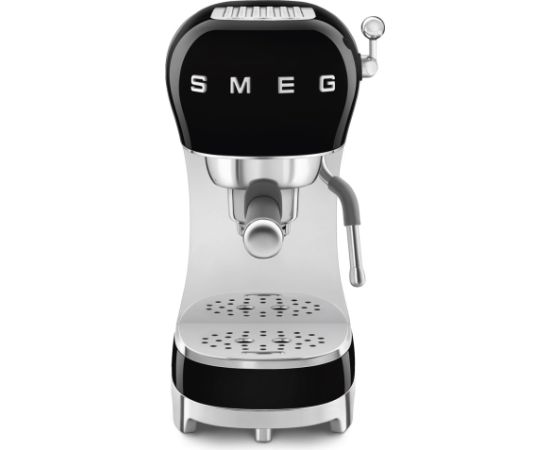 SMEG ECF02BLEU Espresso Manual Coffee Machine Black 50's Style