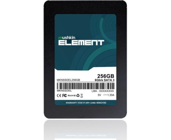 SSD Mushkin Element 256GB 2.5" SATA III (MKNSSDEL256GB)