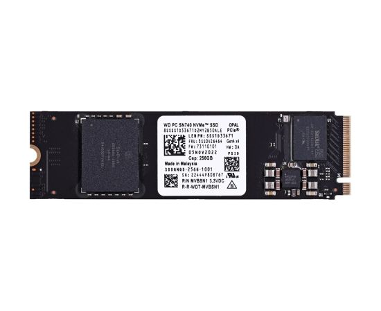 Dysk SSD WD SN740 2280 256GB PCI-E  Gen4 x4 NVMe