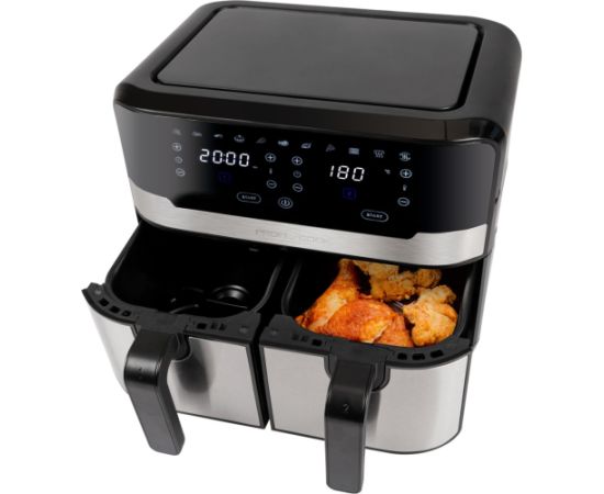 ProfiCook PC-FR 1242 H, hot air fryer (black/stainless steel)