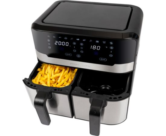 ProfiCook PC-FR 1242 H, hot air fryer (black/stainless steel)