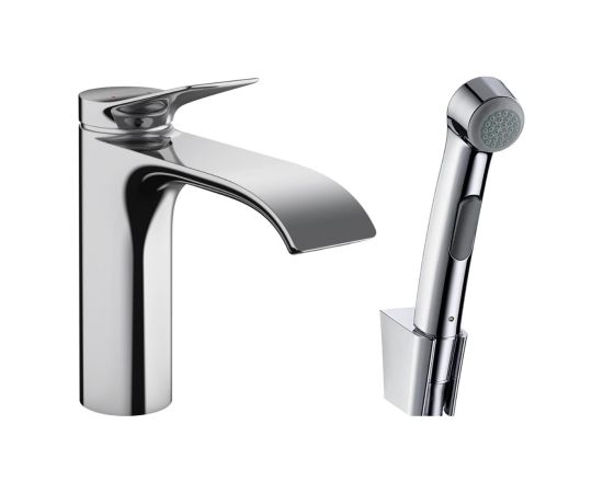 Hansgrohe izlietnes maisītājs Vivenis Bidette 110, ar push-open, hroms