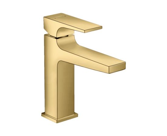 Hansgrohe izlietnes maisītājs Metropol 110, ar push-open, polished gold optic