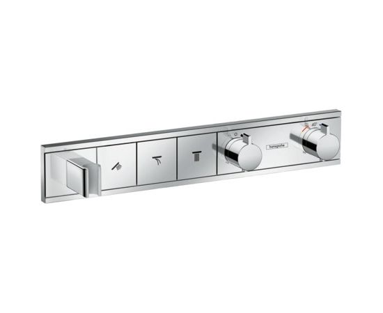 Hansgrohe iebūvējamā termostata RainSelect virsapmetuma daļa, ar 3 izejām, hroms