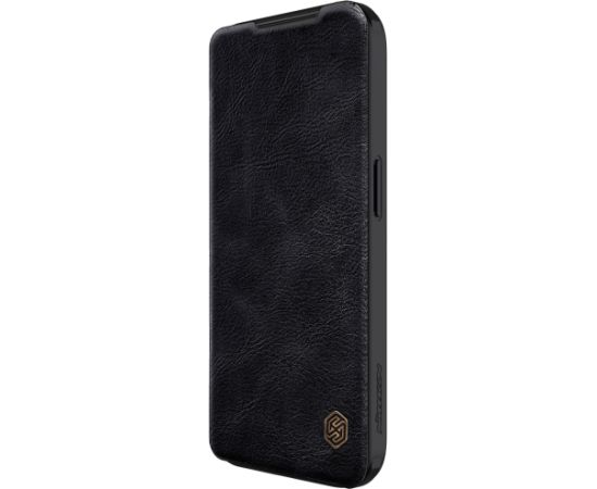 Nillkin Qin Pro Leather Flip Camera Cover Case for iPhone 15 Pro - Black