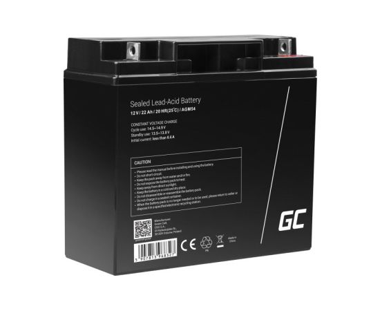 Green Cell AGM54 vehicle battery AGM (Absorbed Glass Mat) 22 Ah 12 V