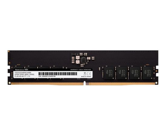 Team Group DDR5 32GB - 4800 - CL - 40 - Single-Kit - DIMM -TED532G4800C4001, Elite), black